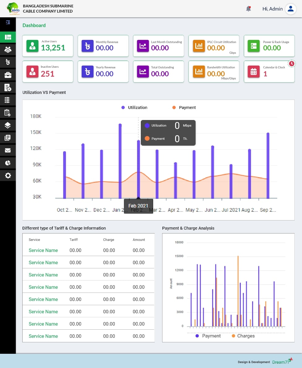 Billing Software for Client Billing Service ( BSCCL )